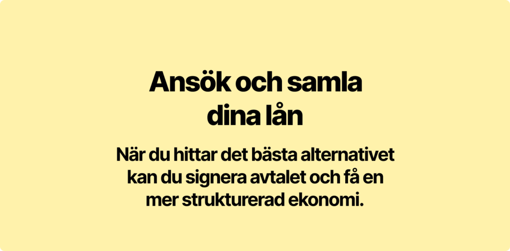 Sverigekredit - Samla lån bäst ränta – Bästa samlingslånet 2025 - (samla lån bäst ränta)